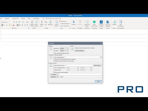 How to schedule an email in Outlook