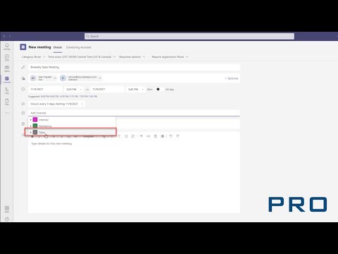How to set up recurring meetings in Microsoft Teams