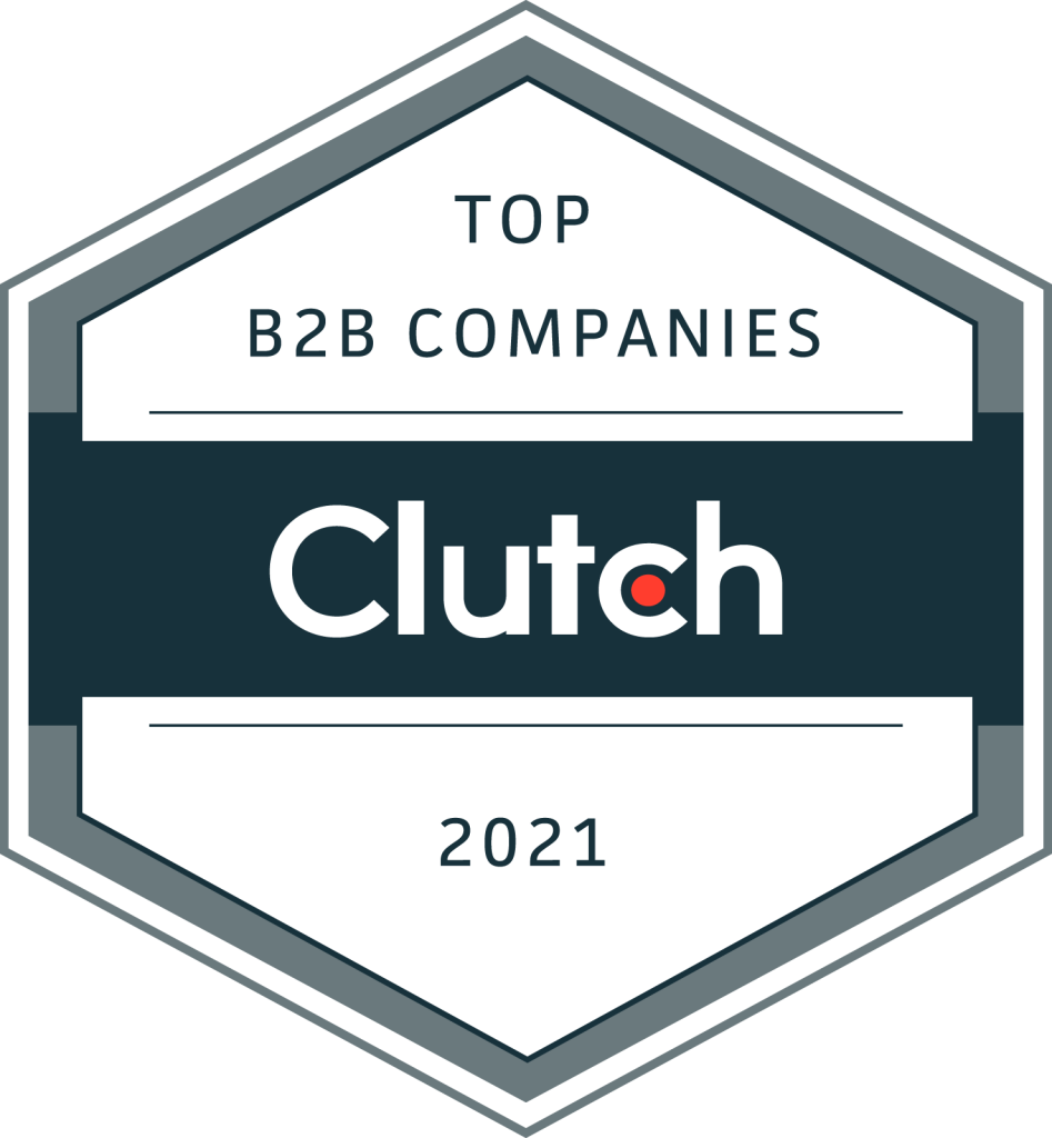 Top B2B companies award badge