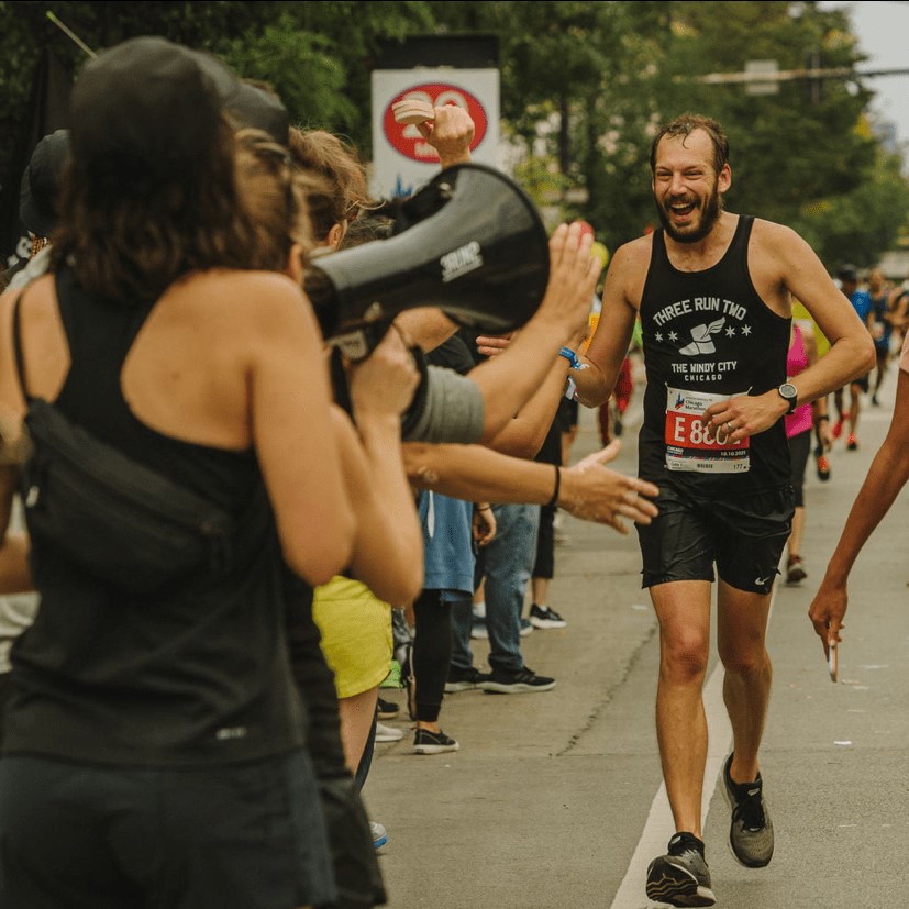 Service Delivery Manager Nick running a marathon