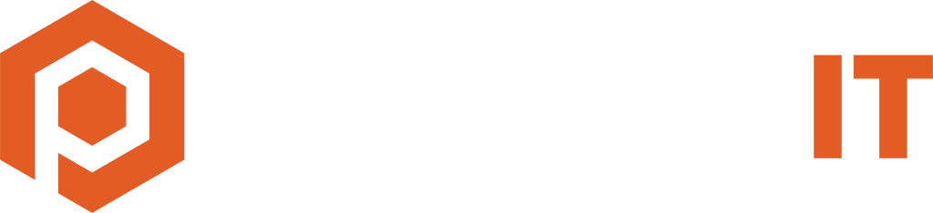 White and orange Protek-IT logo
