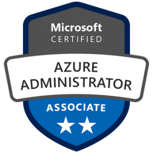 Microsoft Certified Azure Administrator badge