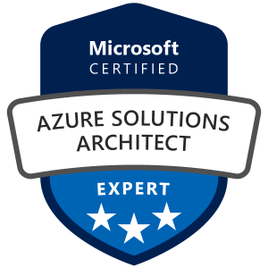 Microsoft Certified Azure Solutions Architect badge