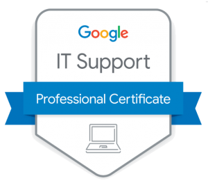 Google Certified IT Support badge
