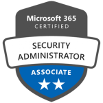 Microsoft Certified Security Administrator badge