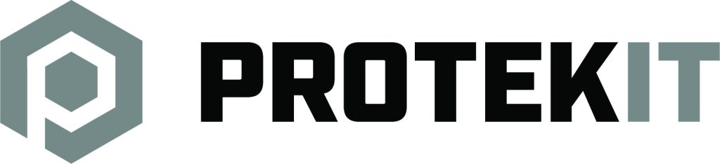 Black and grey Protek-IT logo